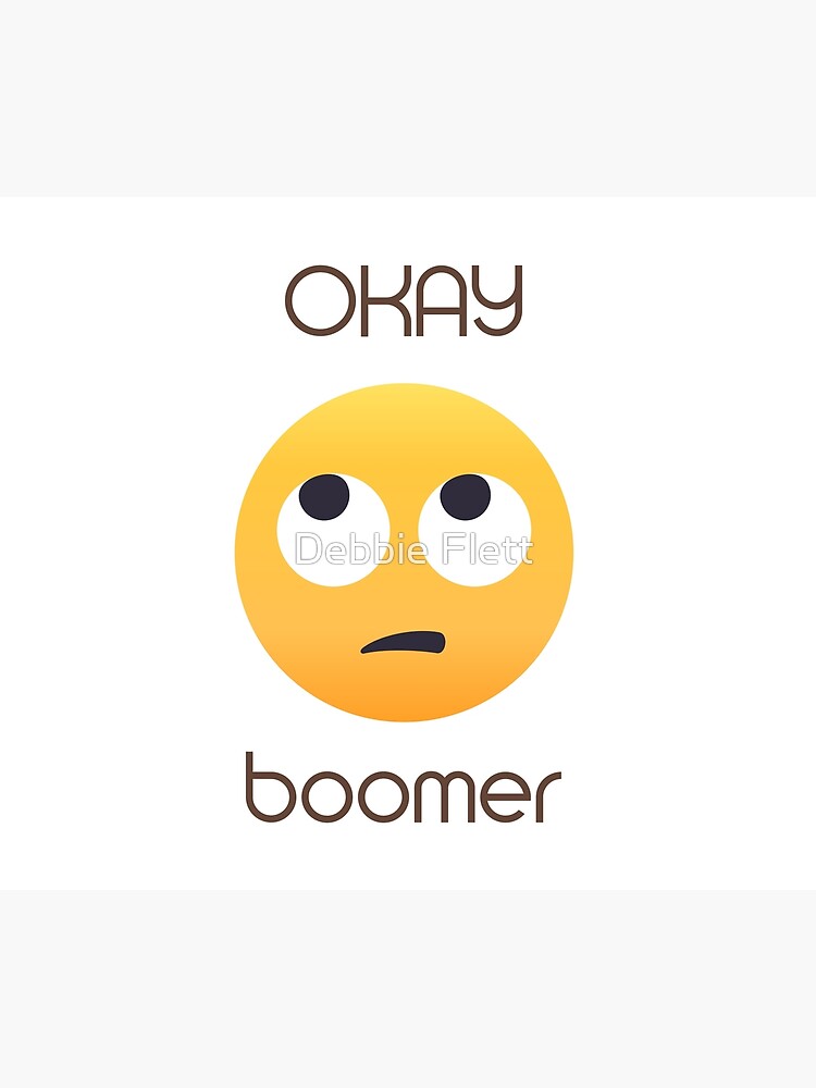 Okay Boomer Rolling Eye Emoji by lucythecow