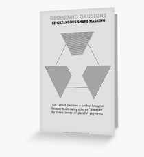 Psychology of Shapes Greeting Card