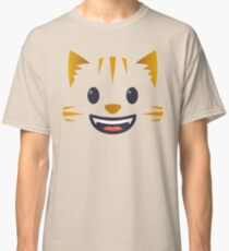 Emoji Cute grinning cat face Classic T-Shirt