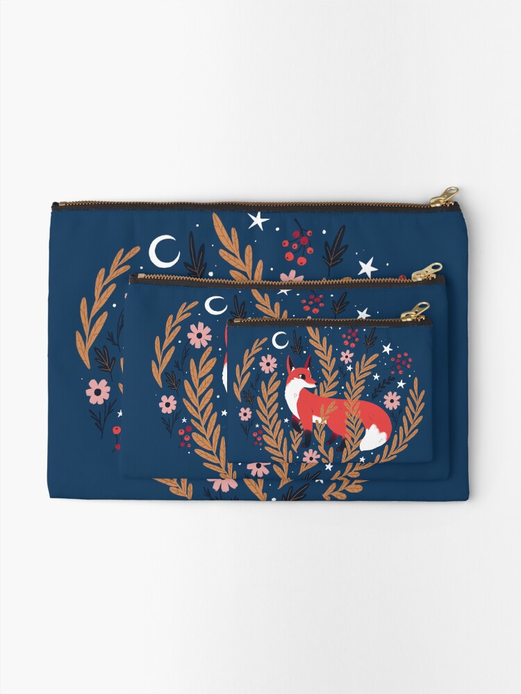 Alternate view of First snow Zipper Pouch