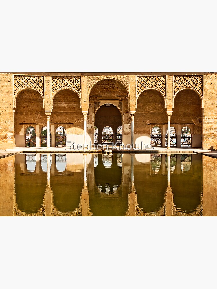 Reflections of the Partal Palace by stephenknowles