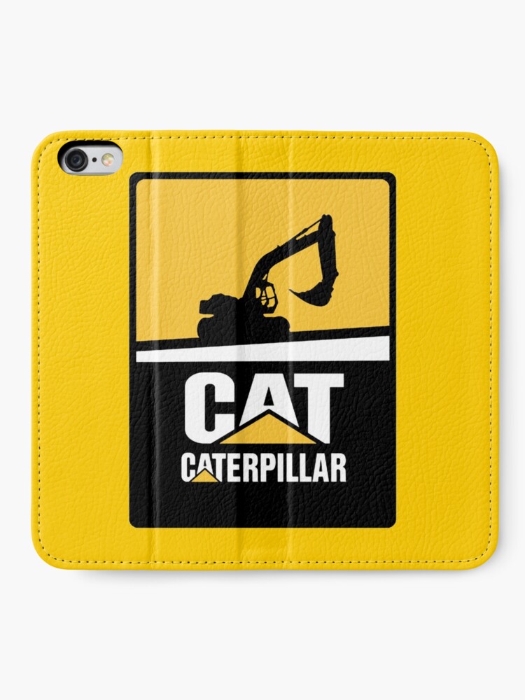 Caterpillar Logo Wallpaper Iphone Wallet By Janesadam Redbubble