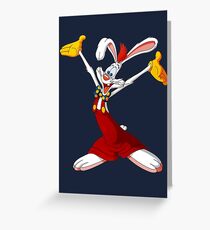 Roger Rabbit Greeting Card