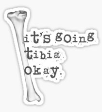 It's Going Tibia Okay Sticker