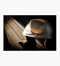 Shrunken Cowboy Photographic Print