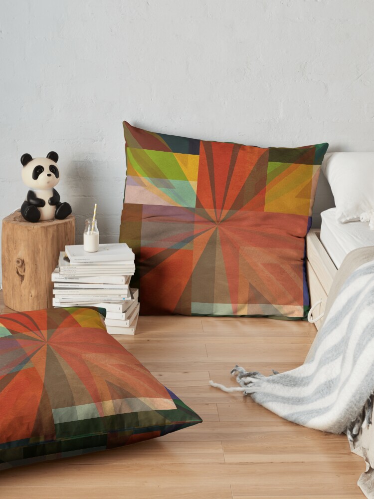 Alternate view of Union Squares Rainbow Nation FIVE Floor Pillow