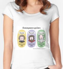 Shakespeare spoilers Fitted Scoop T-Shirt