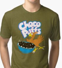 Coo Coo for Choco Puffs- Final Fantasy Spoof Tri-blend T-Shirt