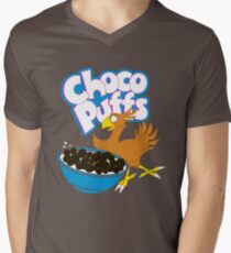 Coo Coo for Choco Puffs- Final Fantasy Spoof Men's V-Neck T-Shirt