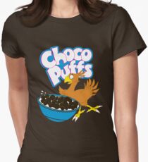 Coo Coo for Choco Puffs- Final Fantasy Spoof Women's Fitted T-Shirt