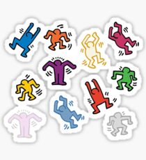 haring dancers Sticker