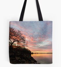 Arkansas River at Sunset Tote Bag