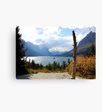 Saint Mary's Lake- Glacier National Park, Montana Canvas Print