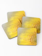 Gratitude Sunflower Coasters