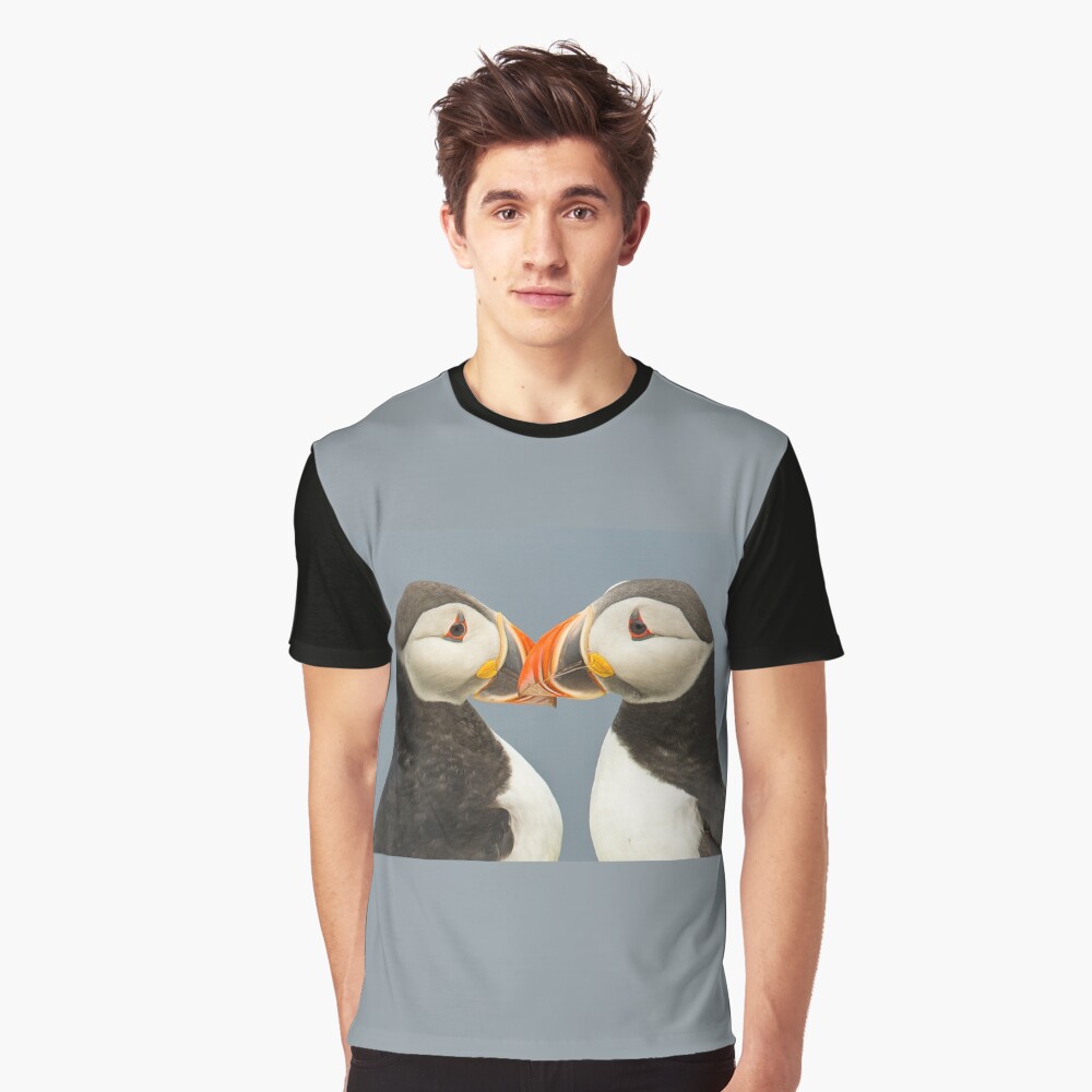 Pair of Atlantic Puffins Graphic T-Shirt