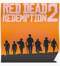 red dead redemption logo Poster