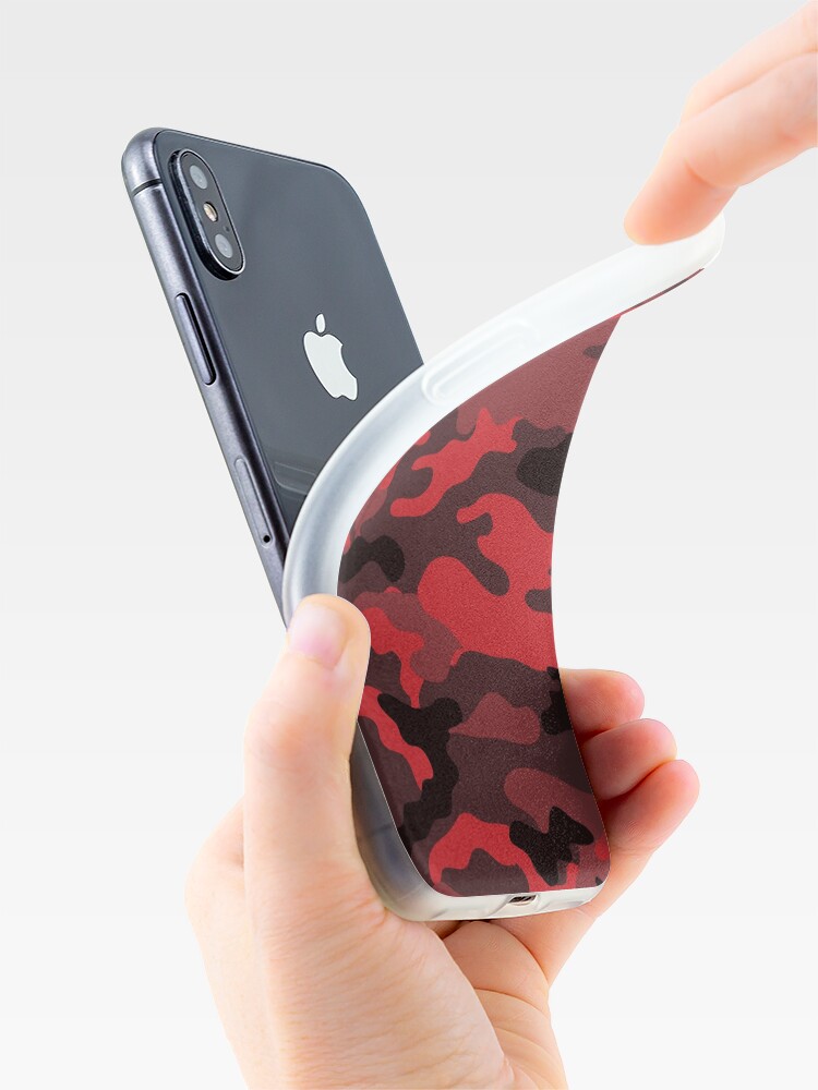 Alternate view of Red Camo iPhone Case & Cover