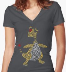 Ampharos Women's Fitted V-Neck T-Shirt