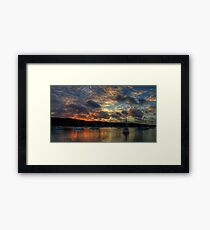 Home And Away - Newport Anchorage, Sydney - The HDR Experience Framed Print