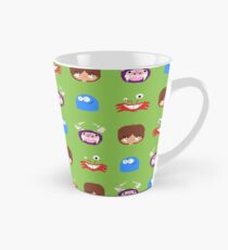 Taza cónica Fomenta el hogar para amigos imaginarios - patrón de píxeles
