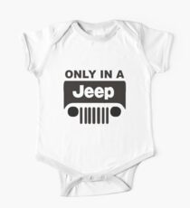 ONLY IN A JEEP Short Sleeve Baby One-Piece