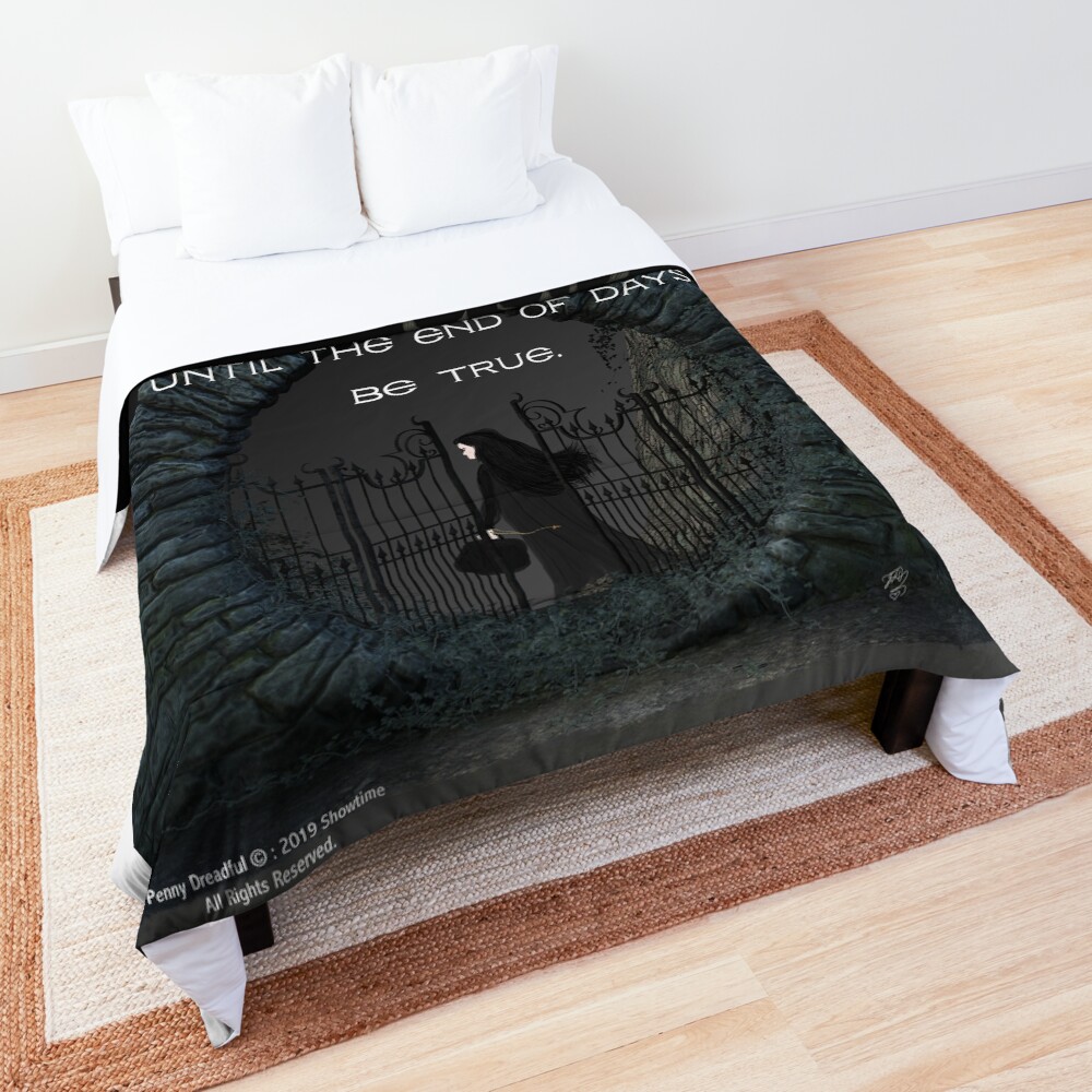 Penny Dreadful Vanessa's Omen and Warning Comforter