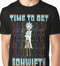 Time To Get Schwifty Rick and Morty Funny Schwifty Rick Shirt Gift Graphic T-Shirt