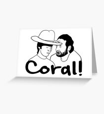The Walking Dead- Coral Greeting Card