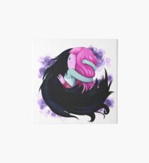 Bubbline hug from episode - come along with me (adventure time fan art) Art Board Print