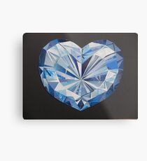 Blue diamond Metal Print
