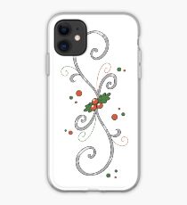 Holly Swirl iPhone Case