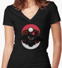 How To Catch Your Dragon Women's Fitted V-Neck T-Shirt