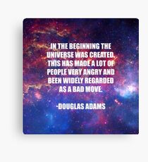In the Beginning Canvas Print