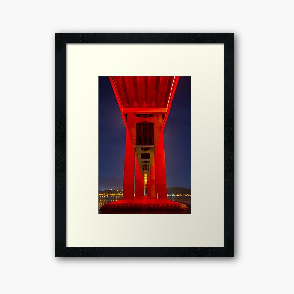 Red Tasman Framed Art Print