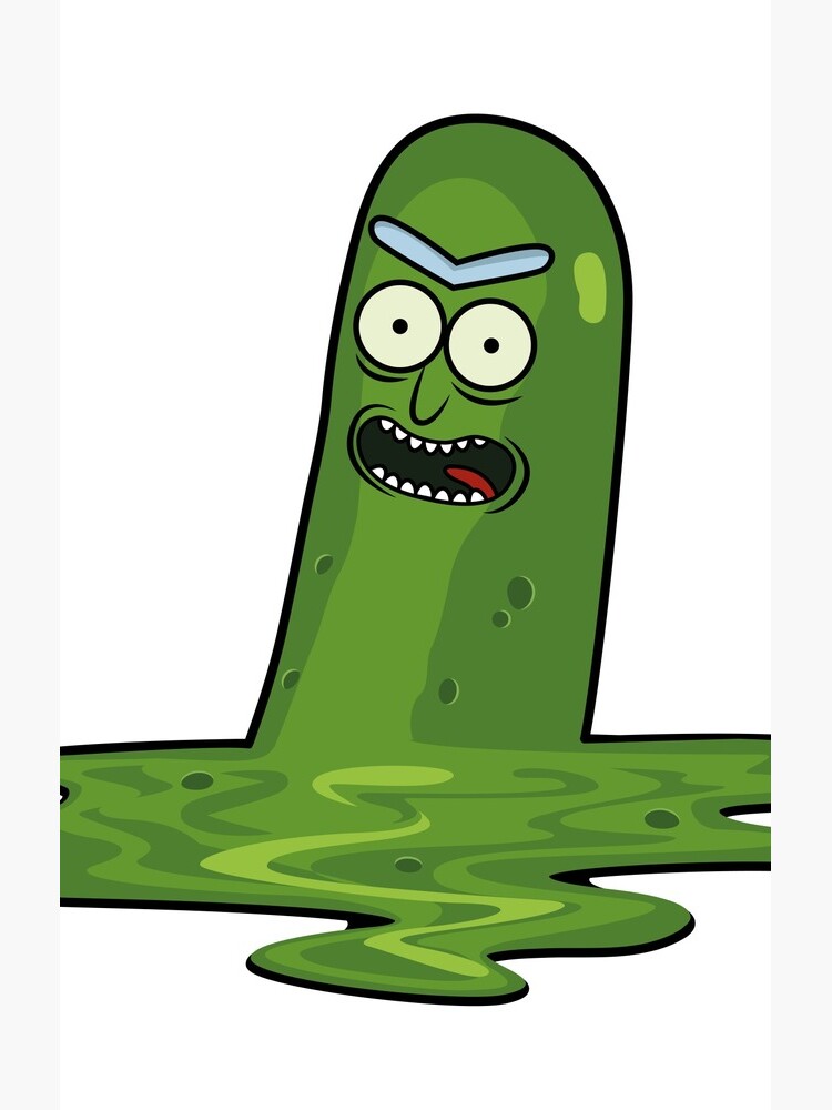 Pickle Rick - I am Melting Morty! by DarkoDesign