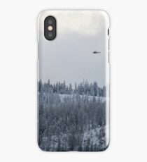 Snow and Helicopters iPhone Case/Skin