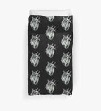 Anatomical Drawing of a Human Heart Duvet Cover