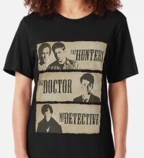 The Hunters, The Doctor and The Detective Slim Fit T-Shirt