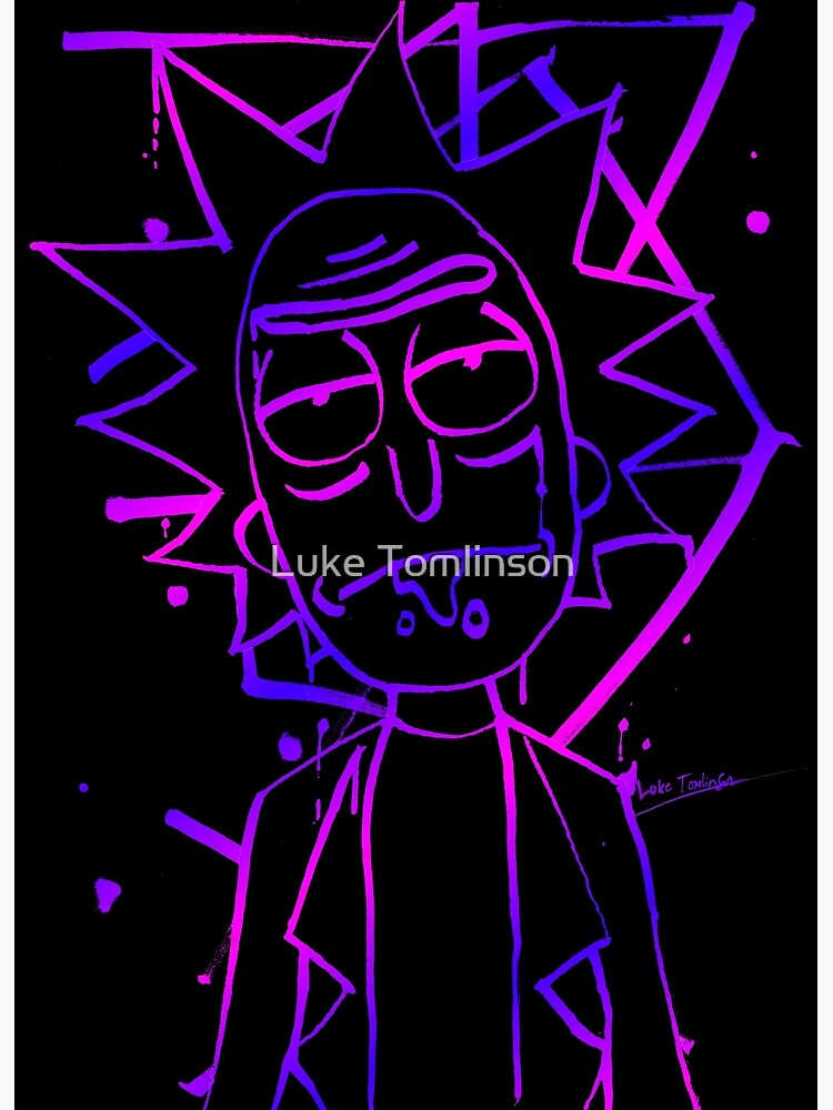 Rick - Ink (neon purple) by lucafon18