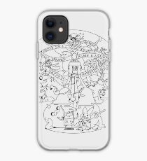 Come along with me outline version - Adventure Time iPhone Case