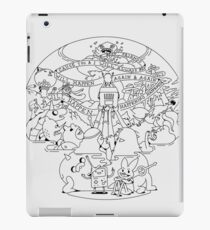 Come along with me outline version - Adventure Time iPad Case/Skin