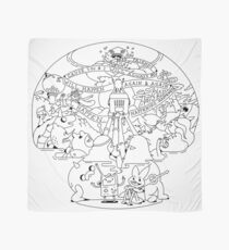 Come along with me outline version - Adventure Time Scarf
