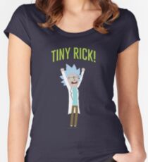 Tiny Rick! Women's Fitted Scoop T-Shirt