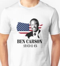 Camiseta ajustada Ben Carson para presidente 2016