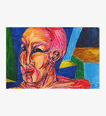 Red Alien Photographic Print