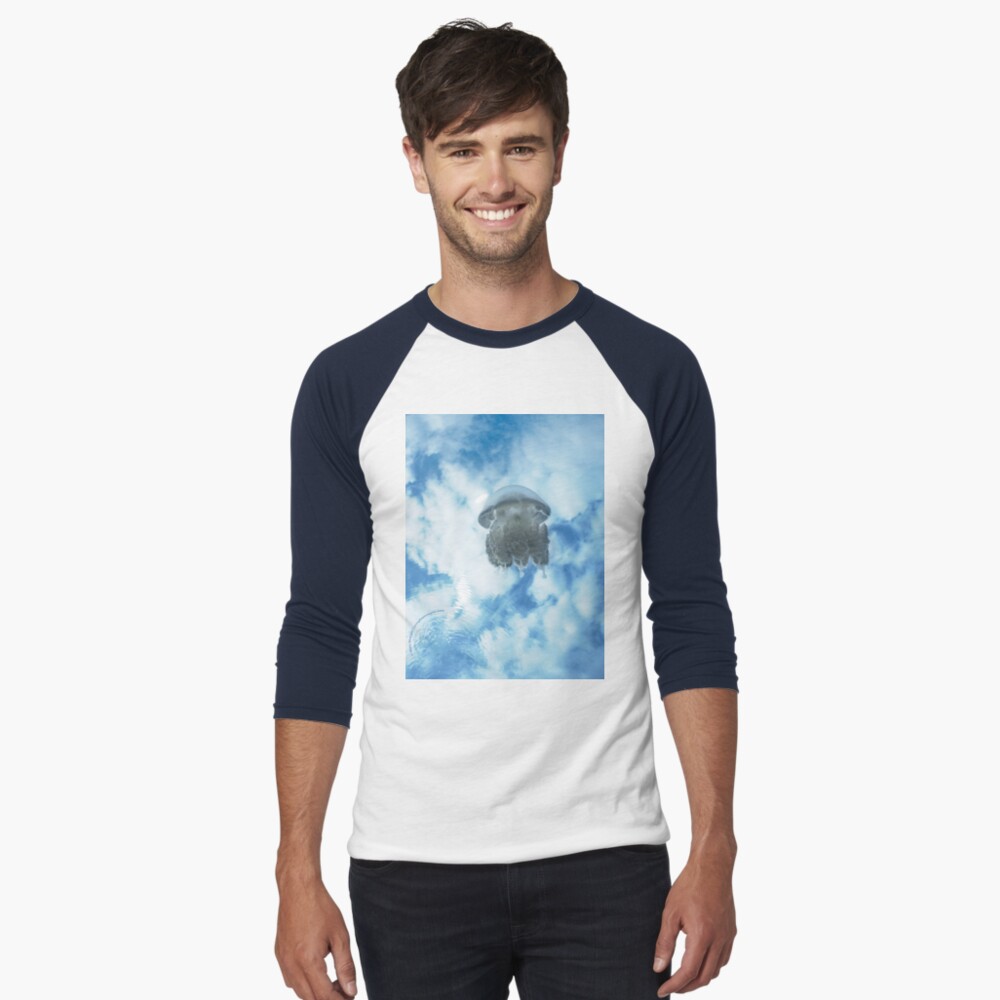 Jelly in Jellyfish Lake, Palau Baseball ¾ Sleeve T-Shirt