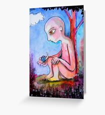 escargot Greeting Card