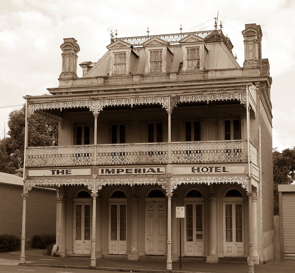 "The Imperial Hotel, Castlemaine, Victoria" by Ian Williams Redbubble