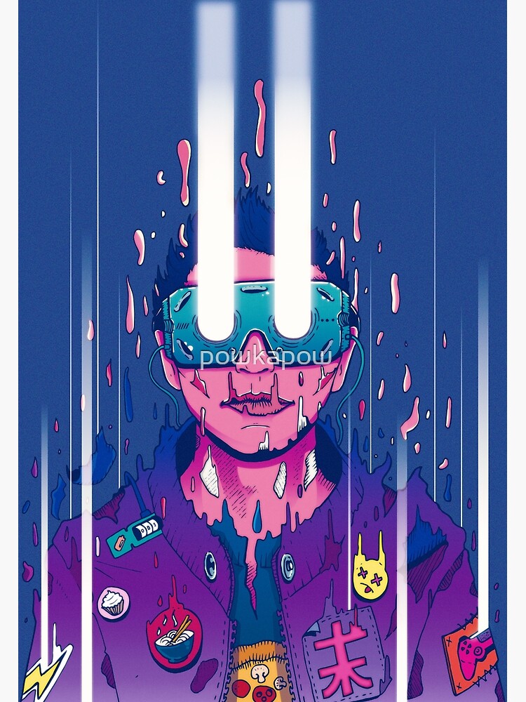 Cyberpunk afterlife soul transmission! by powkapow