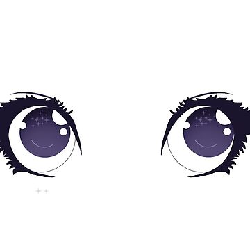 Cute Anime Eyes Art Board Print for Sale by Jessiecrow87